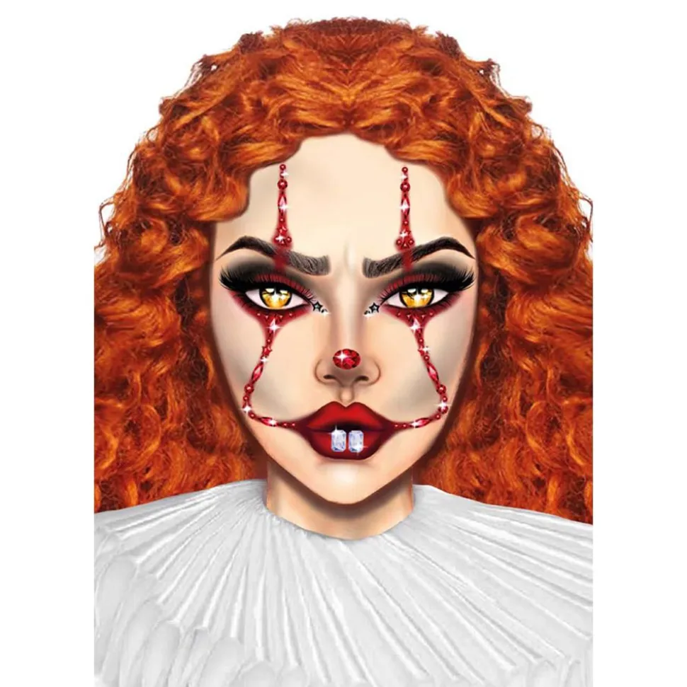 Ansiktsmykker Clown Face
