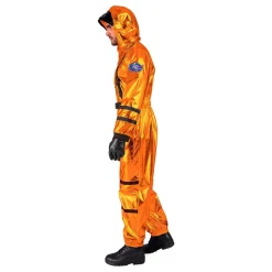 Astronaut Orange Metallic Herre Kostyme