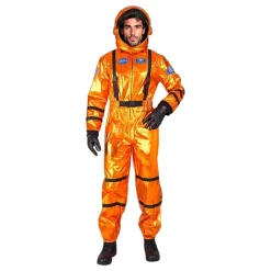 Astronaut Orange Metallic Herre Kostyme