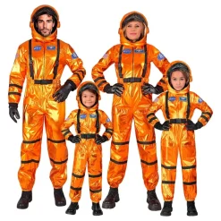 Astronaut Orange Metallic Herre Kostyme