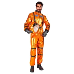 Astronaut Orange Metallic Herre Kostyme