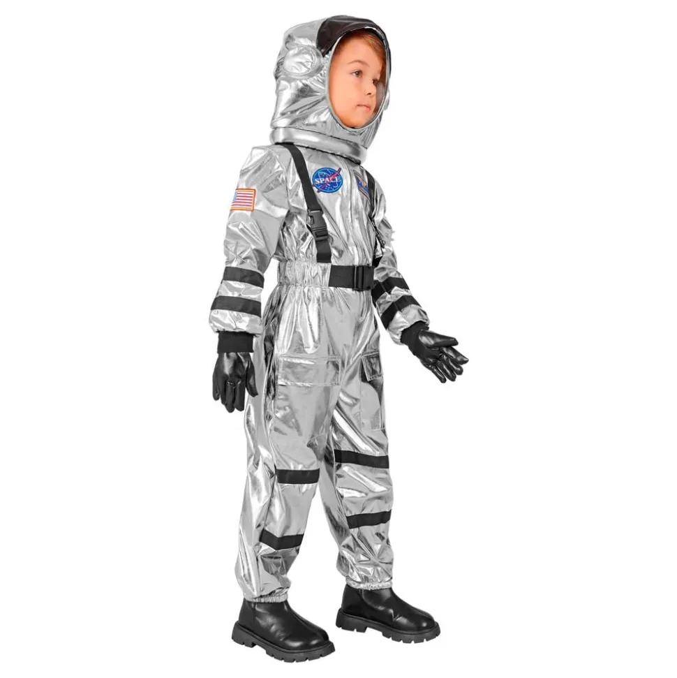 Astronaut Silver Metallic Barn Kostyme