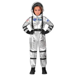 Astronaut Silver Metallic Barn Kostyme