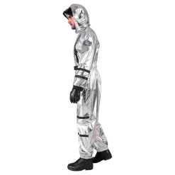 Astronaut Silver Metallic Herre Kostyme