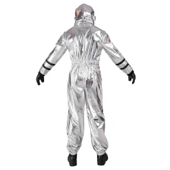 Astronaut Silver Metallic Herre Kostyme