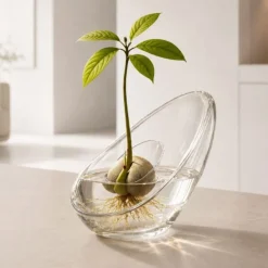 Avokadovase i glass