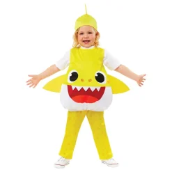 Baby Shark Gul Barn Kostyme