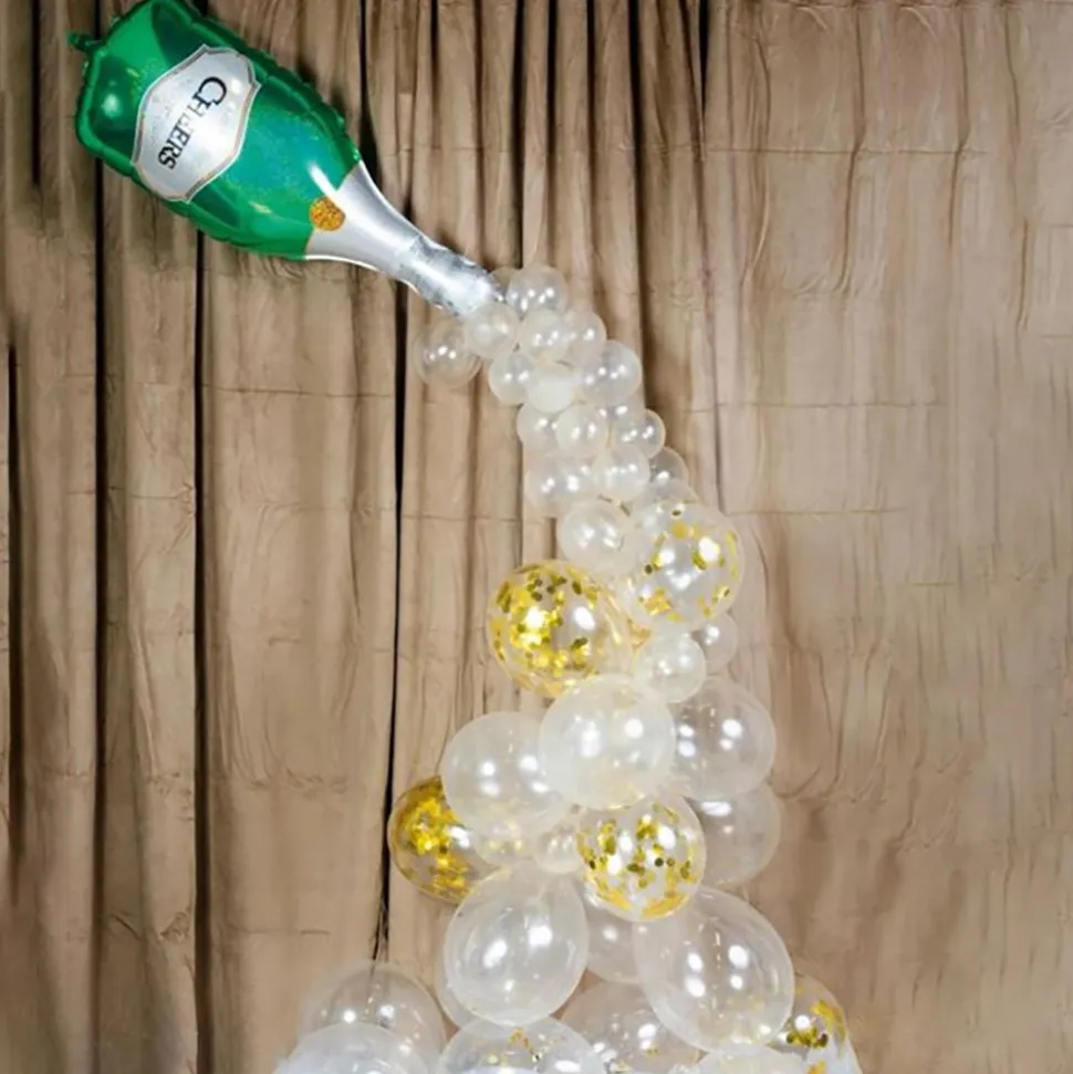 Ballongbue Kit Champagneflaske