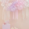 Ballongbue Pastell med Streamers