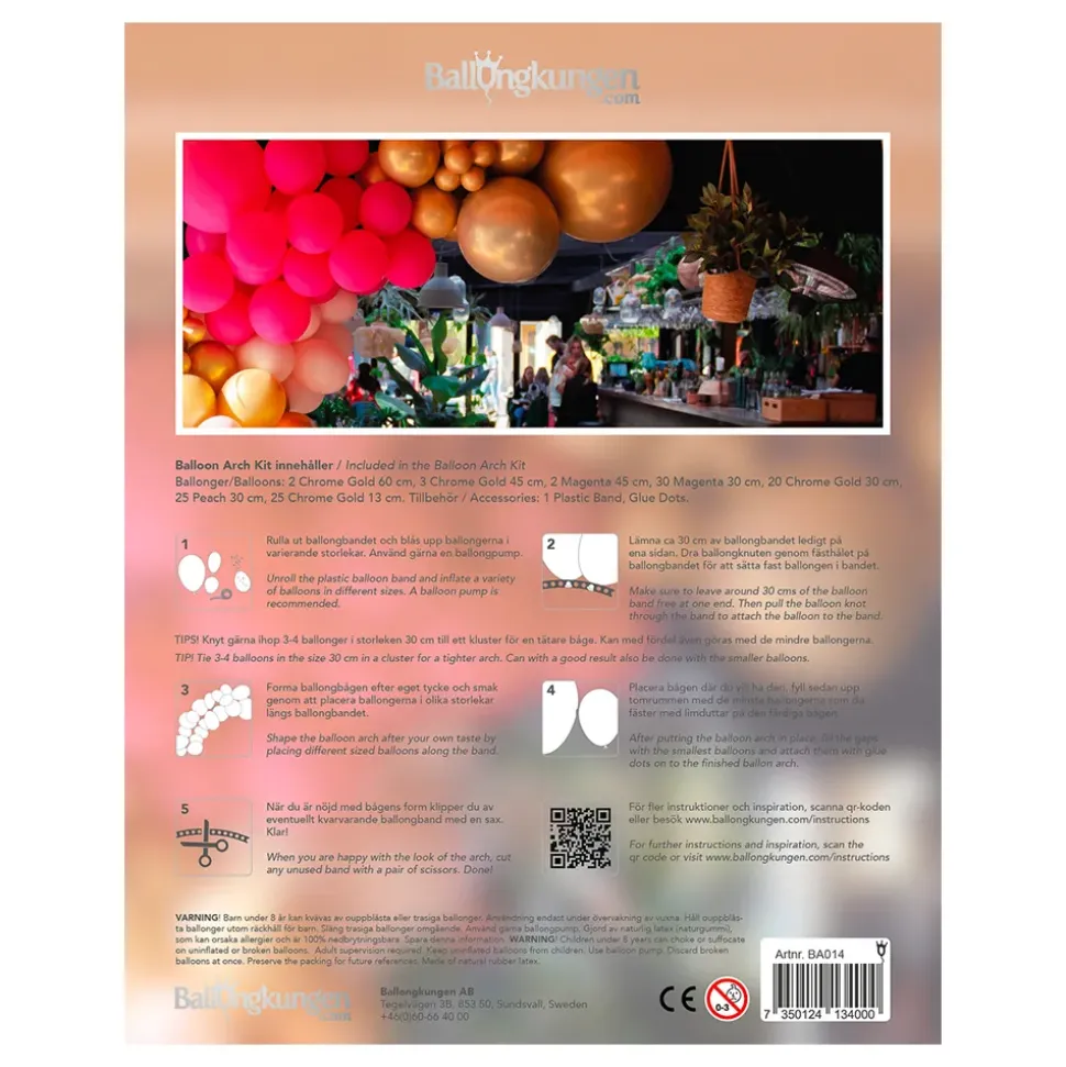Ballongbue Premium Rosa