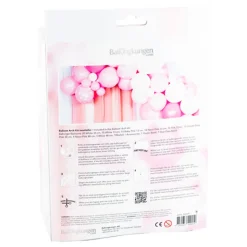 Ballongbue rosa/hvit