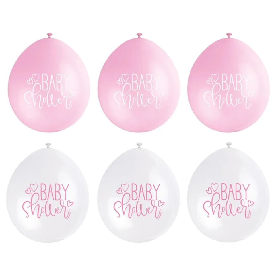 Ballonger Baby shower rosa