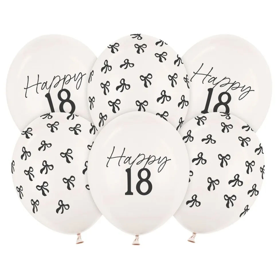 Ballonger Happy 18 med Rosetter