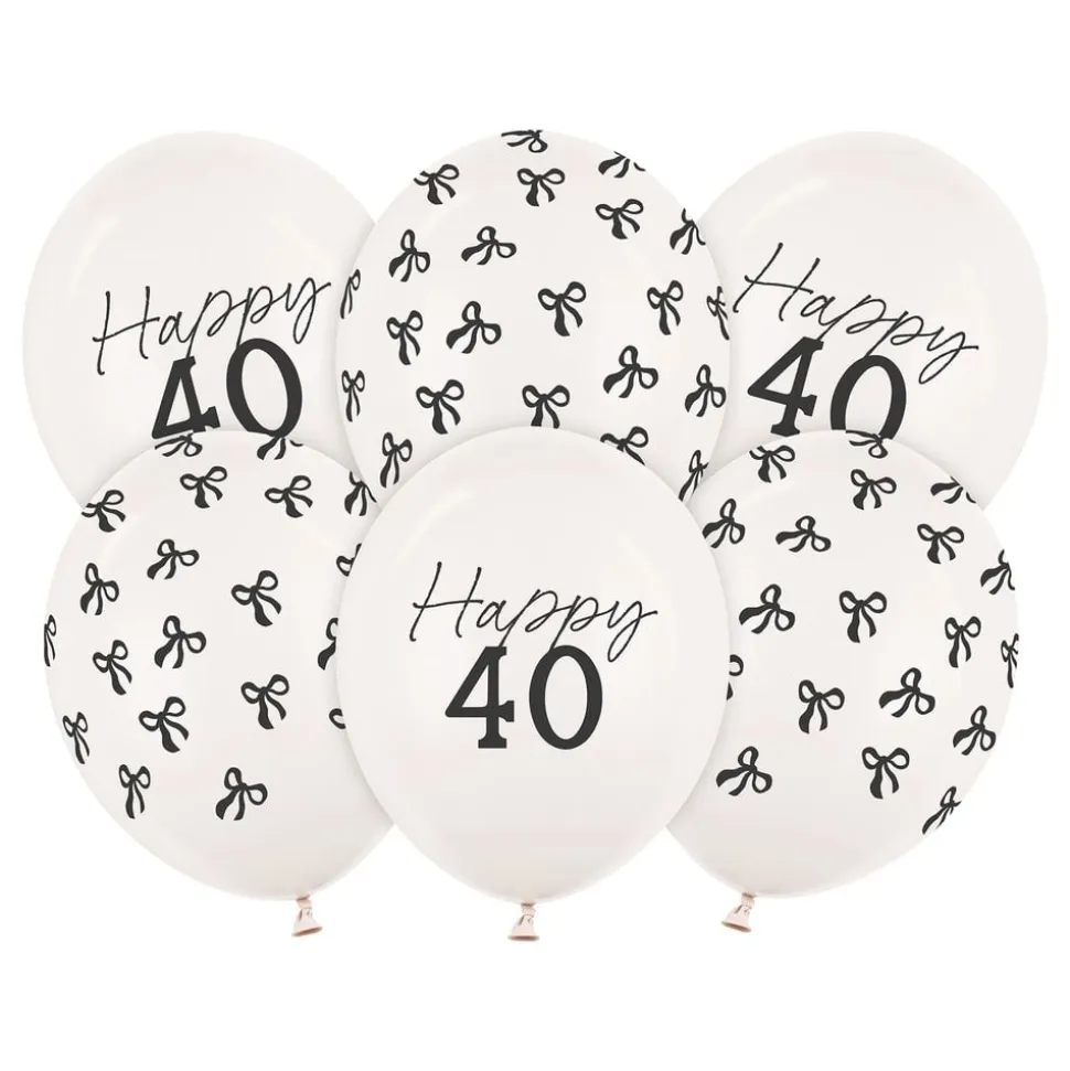 Ballonger Happy 40 med Rosetter