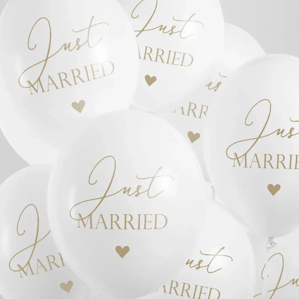 Ballonger Just Married Pure White
