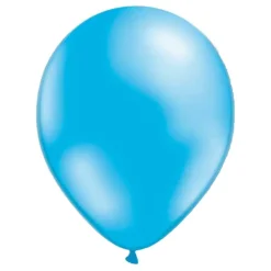 Ballonger Metallic Lyseblå