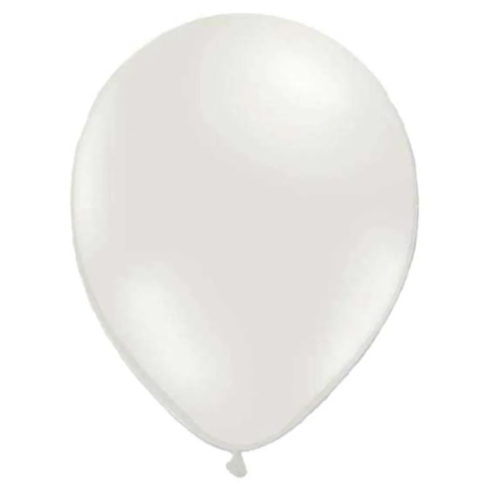 Ballonger Metallisk Hvit