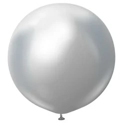 Ballonger Professional Gigantiske Sølv Chrome