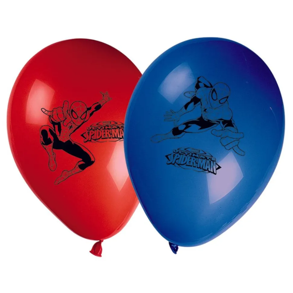 Ballonger Spider-Man Rød/Blå