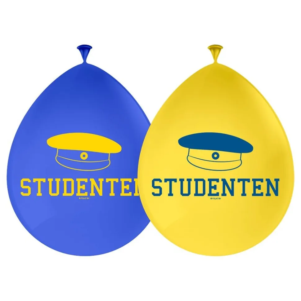 Ballonger Studenten Blå/Gul