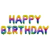 Ballonggirlander Happy Birthday Rainbow