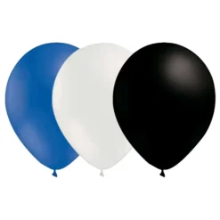 Ballongkombo Hvit/Svart/Blå