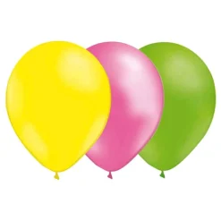 Ballongkombo Lysegul-Limegrønn-Metallic Lyserosa