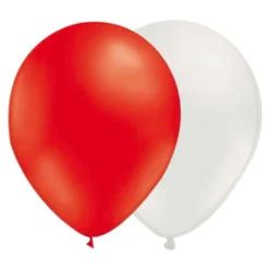 Ballongkombo Rød/Hvit