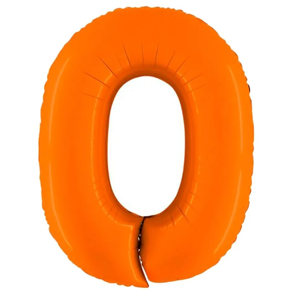 Ballongtall Matt Oransje