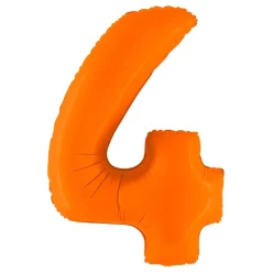 Ballongtall Matt Oransje