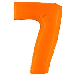 Ballongtall Matt Oransje