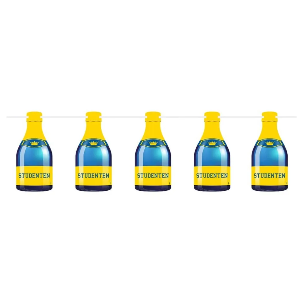 Banner Studenten Champagneflasker