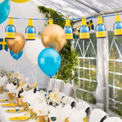 Banner Studenten Champagneflasker