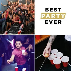 Beer Pong Bord Flip Cup