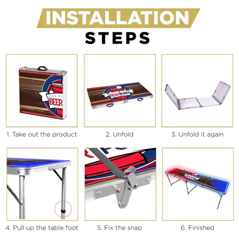 Beer Pong Bord LED