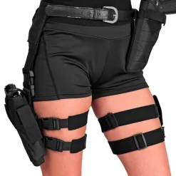 Benhylster Høyre Svart