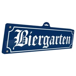 Biergarten Veggdekorasjon