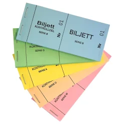 Billettblokk 1-100