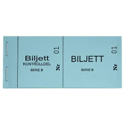 Billettblokk 1-100