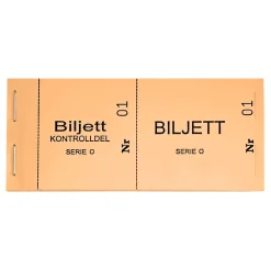 Billettblokk 1-100