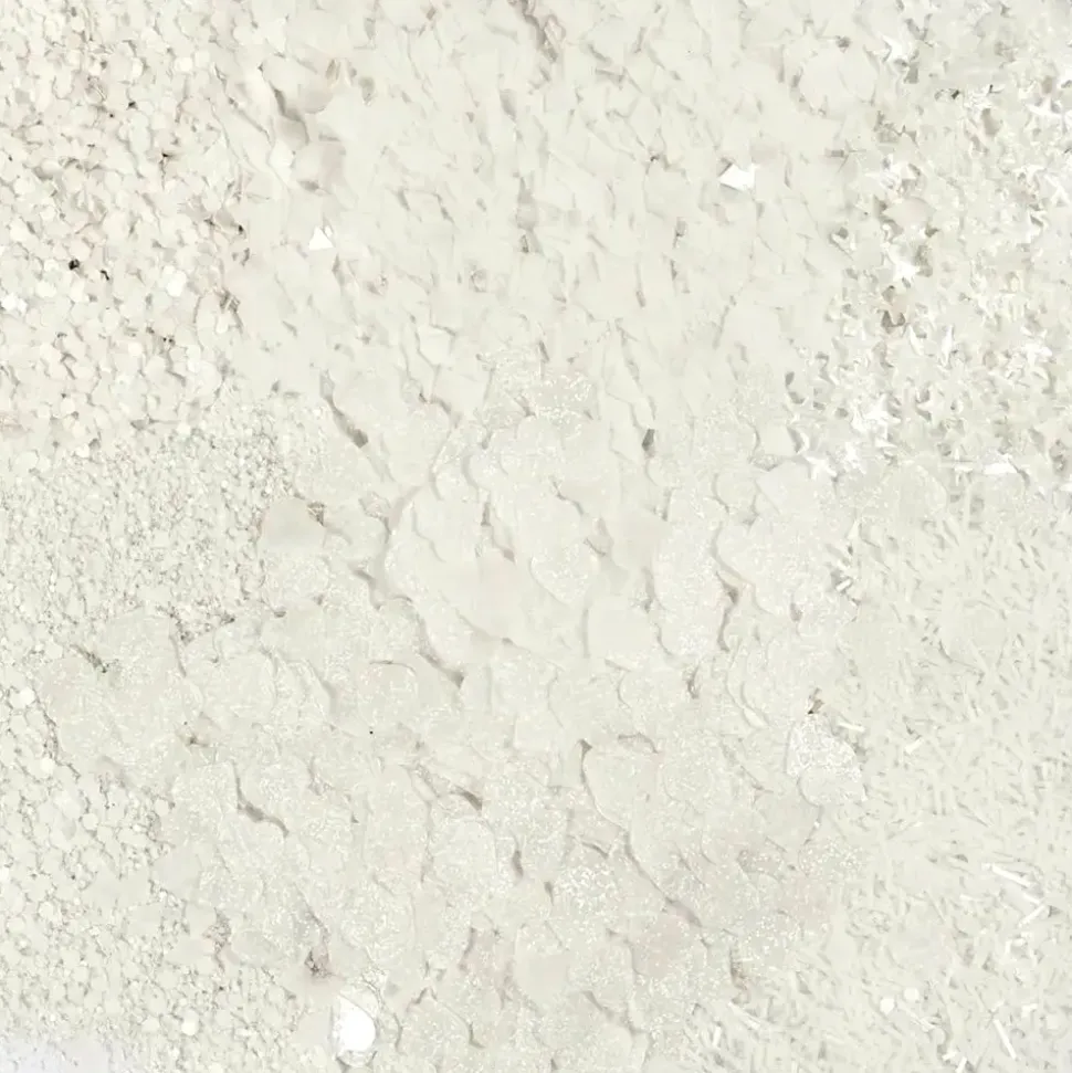 Bio-Glitter Blandet Hvit Sett