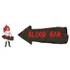 Blood Bar Veggskilt