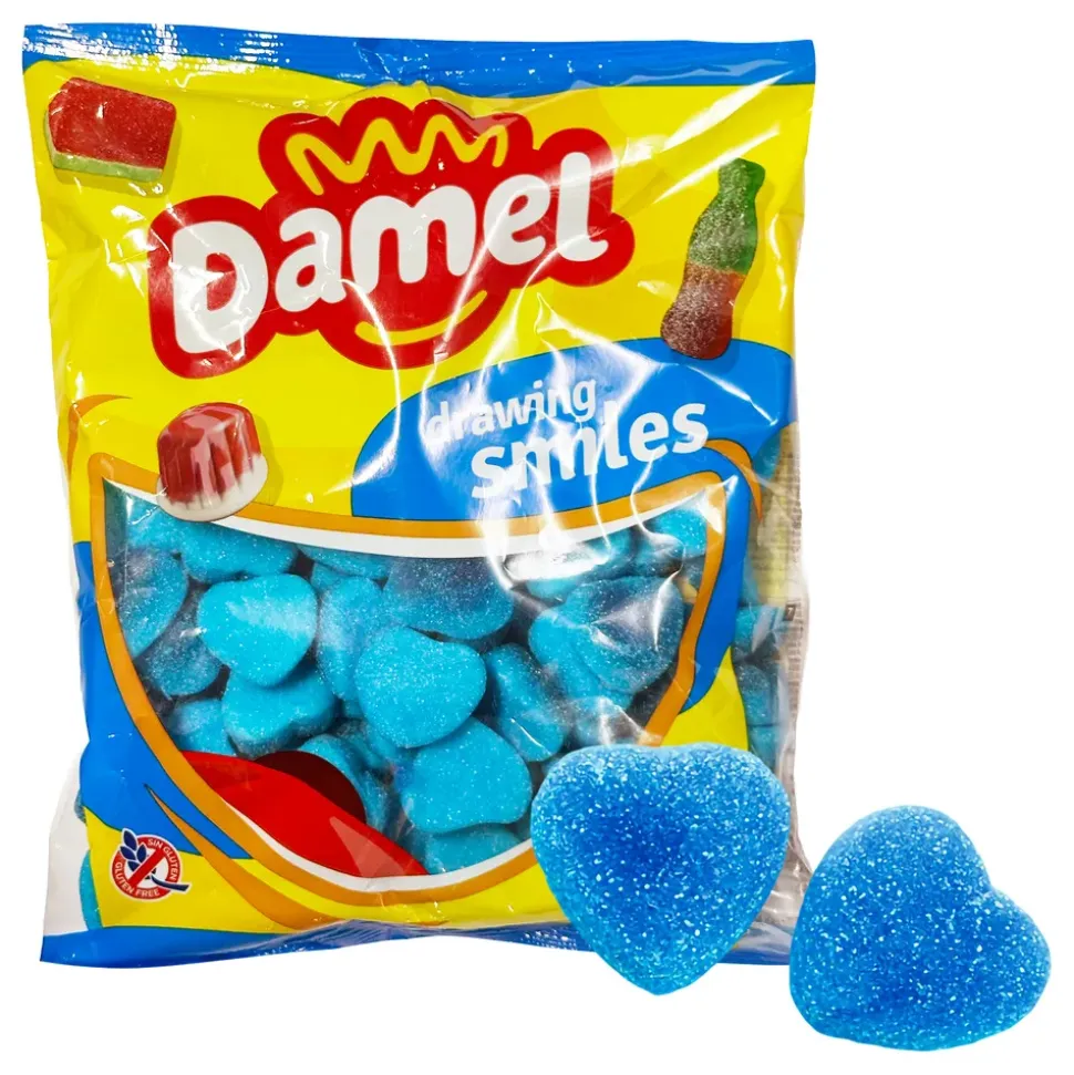 Blue Razz Hjerter Storpakning