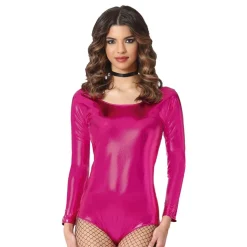 Bodysuit Fuchsia Metallic