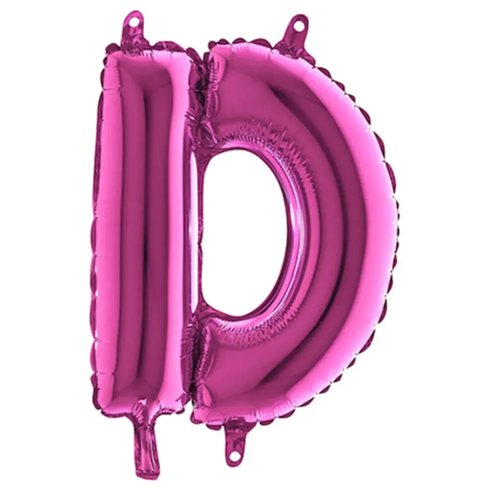 Bokstavballong Mini Rosa
