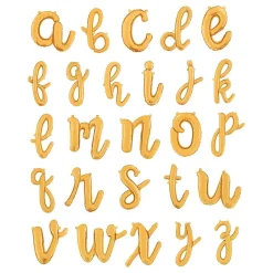 Bokstavballong Script Gull