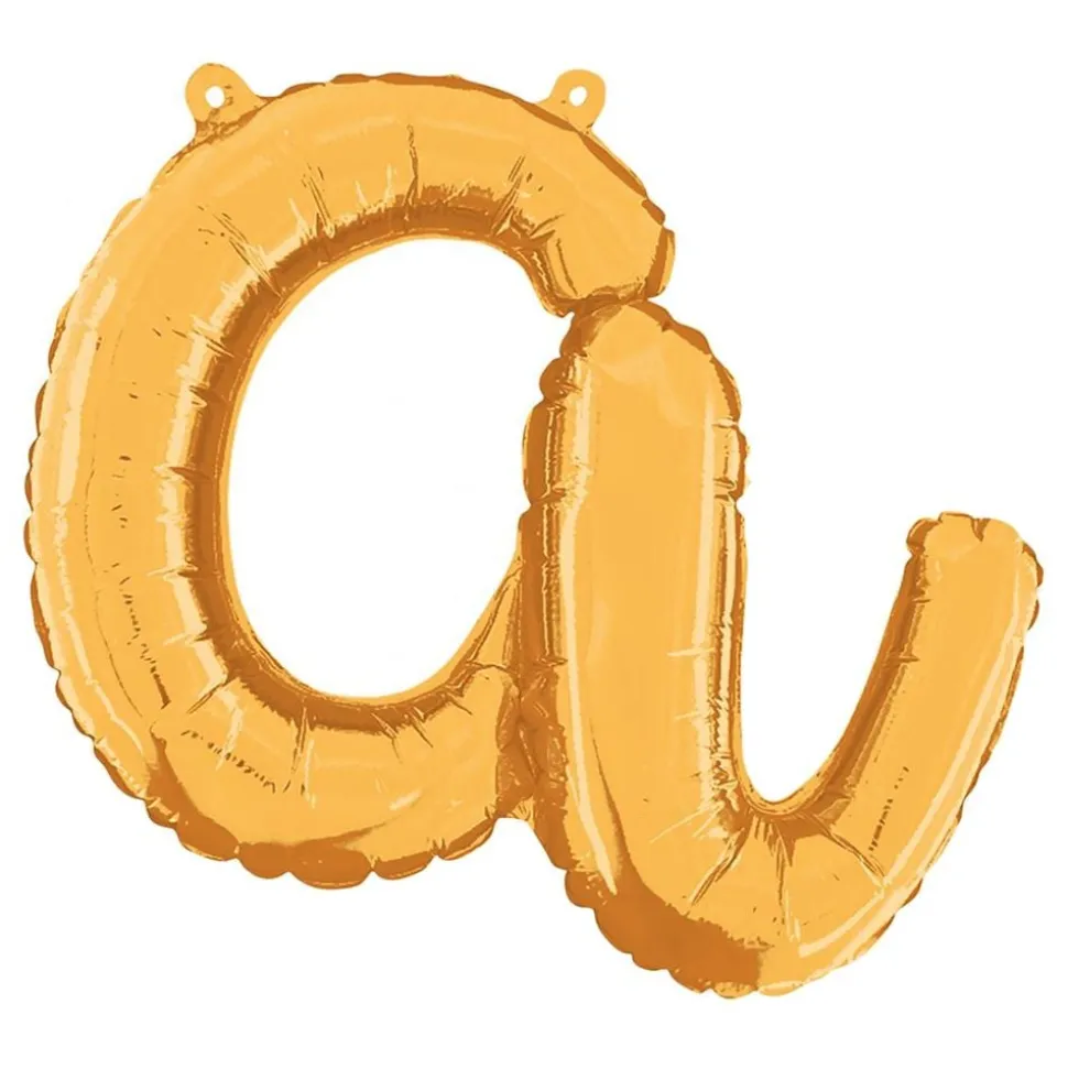 Bokstavballong Script Gull