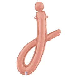 Bokstavballong Script Roségull