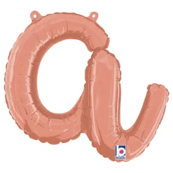 Bokstavballong Script Roségull