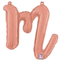 Bokstavballong Script Roségull